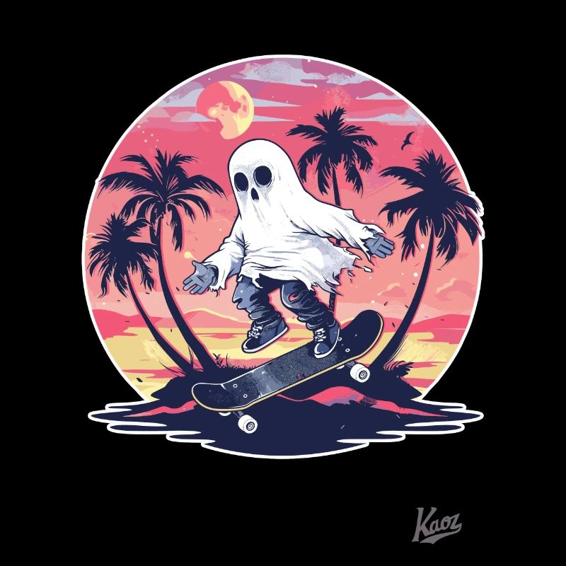 Skateboarding V ghosts