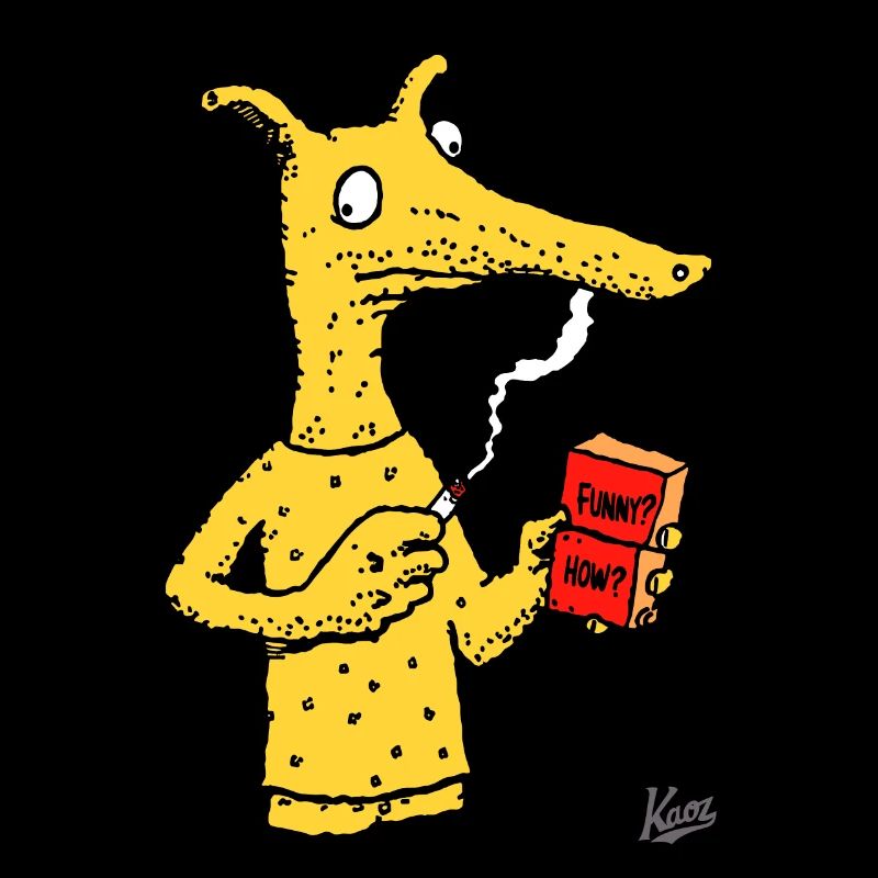 Anteater Creature with a Brick
