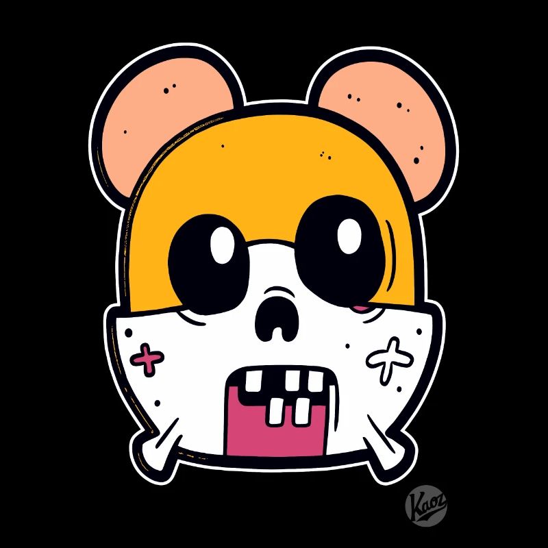 Cartoon Skull: Mouse Danger!