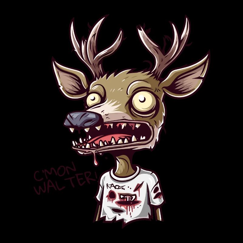 Completely exhausted reindeer asks Walter for more