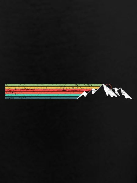 Mountain Ridge Rainbow Stripes