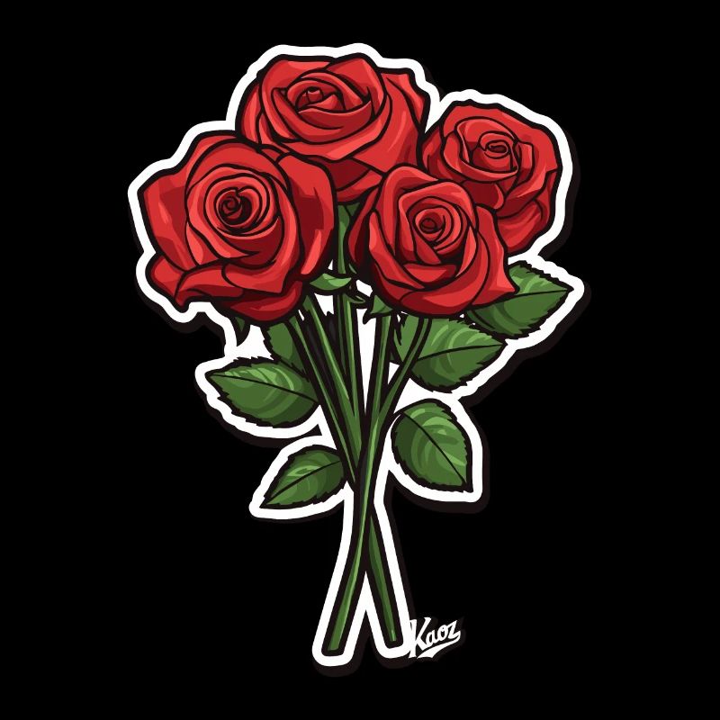 Un bouquet de roses