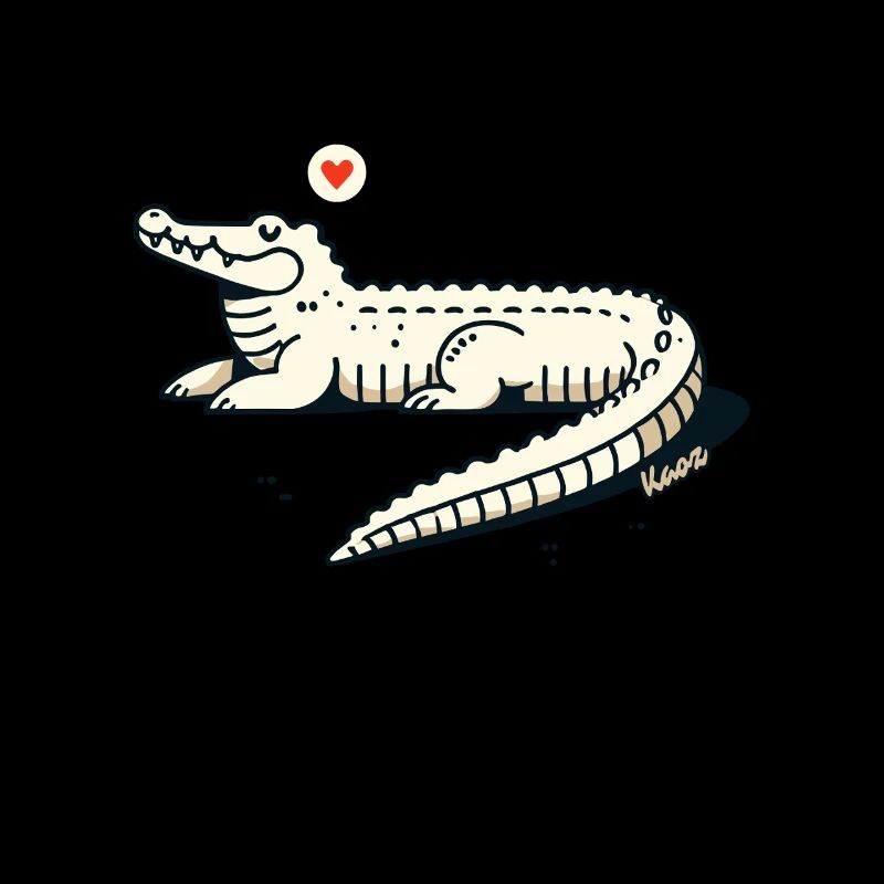 Cool Alligator – Décontracté et élégant