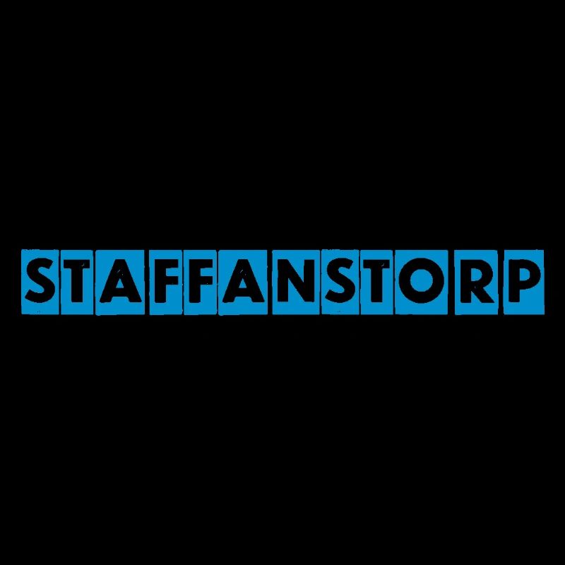 Staffanstorp – Conception de texte bleu