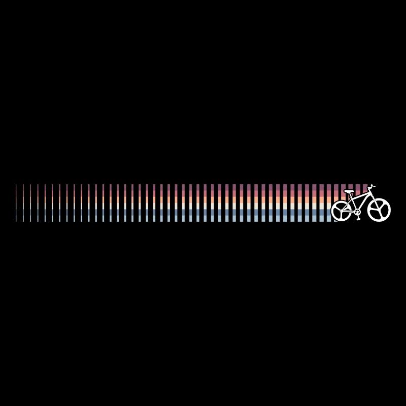 Gradient Barcode Sunset