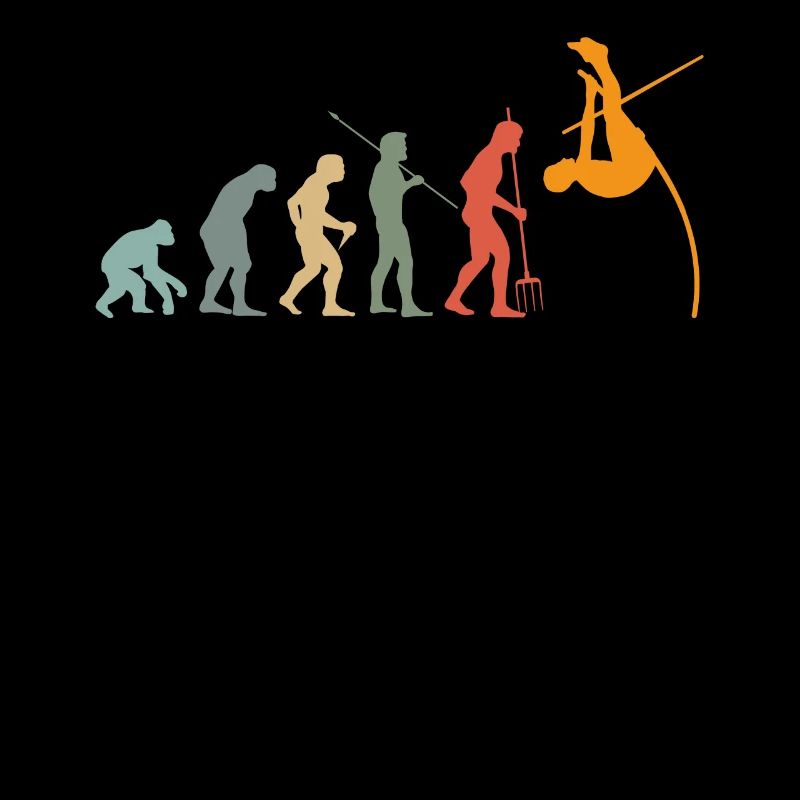 Stabhochspringer Leichtathleten Evolution