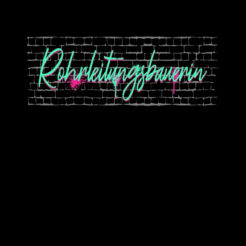 Beruf Abschluss-Geschenk Rohrleitungsbauerin