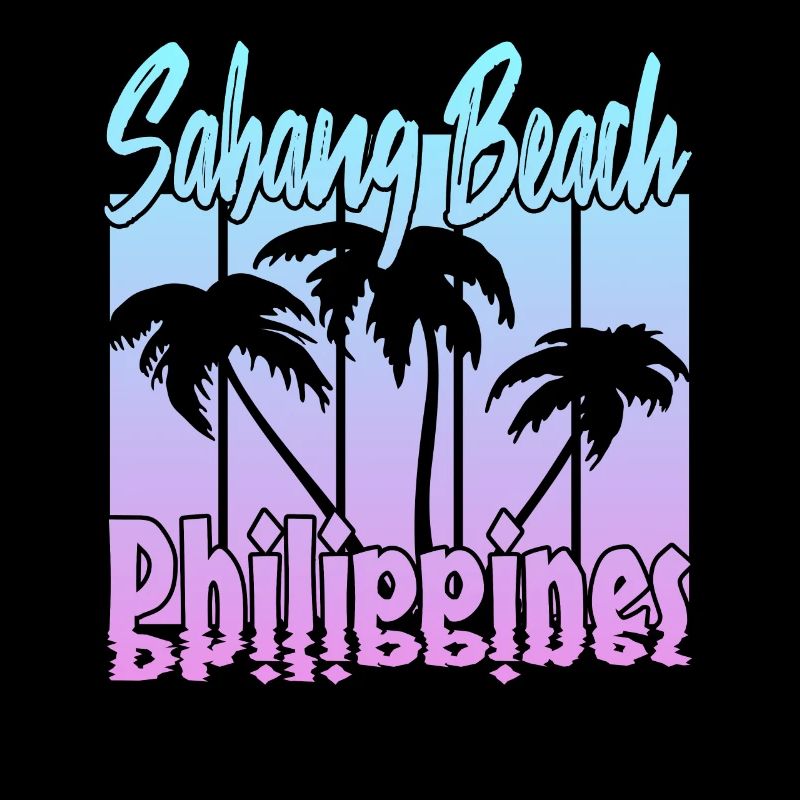 Vintage Sabang Beach Philippines