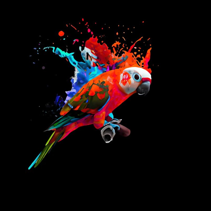 Perroquet - Explosion de couleur