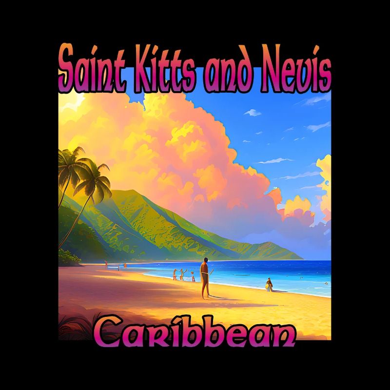 Plage à Saint-Kitts-et-Nevis