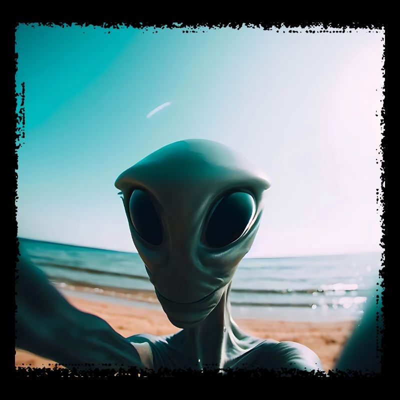 Alien Beach Selfie