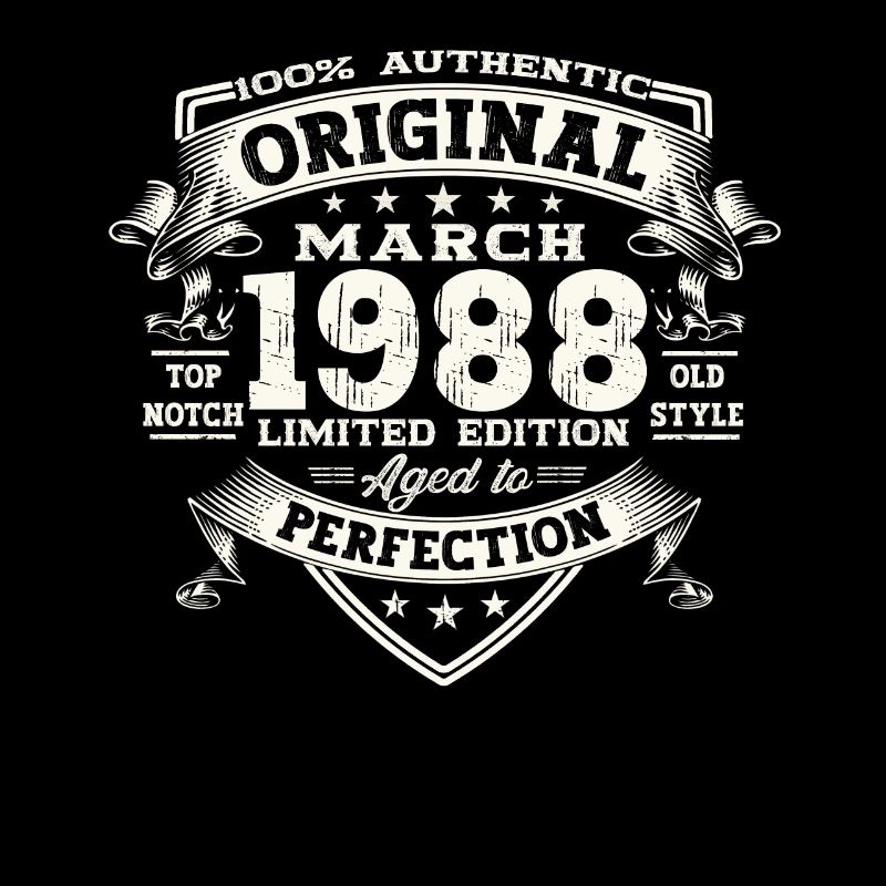 35e anniversaire Mann Original March Né en 1988