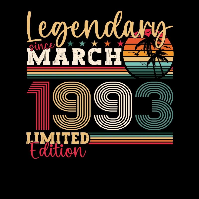 30th birthday Mann Awesome March born 1993
