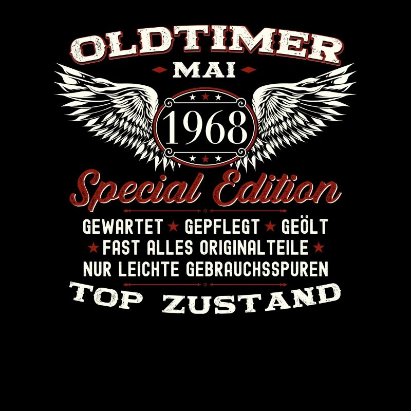 55. Geburtstag Mann Oldtimer Mai Jahrgang 1968