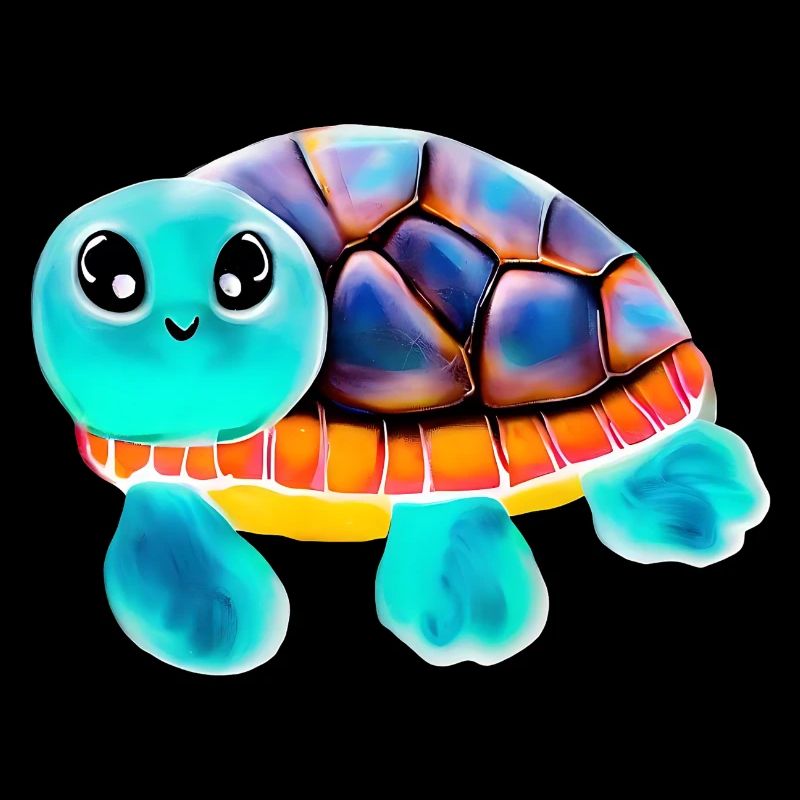 Tartaruga pittura encausto