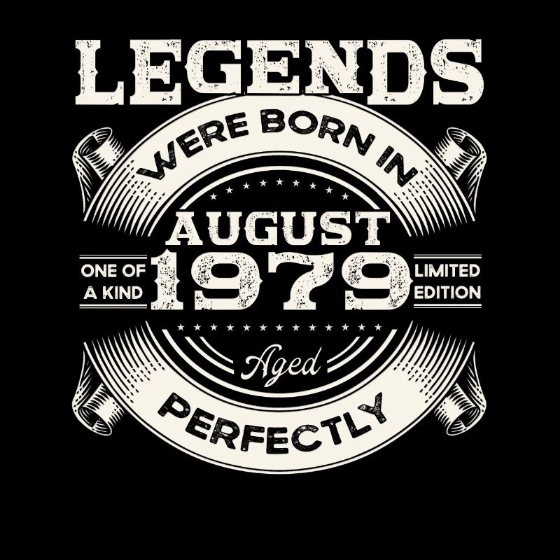 44 Birthday Men Original August Year 1979