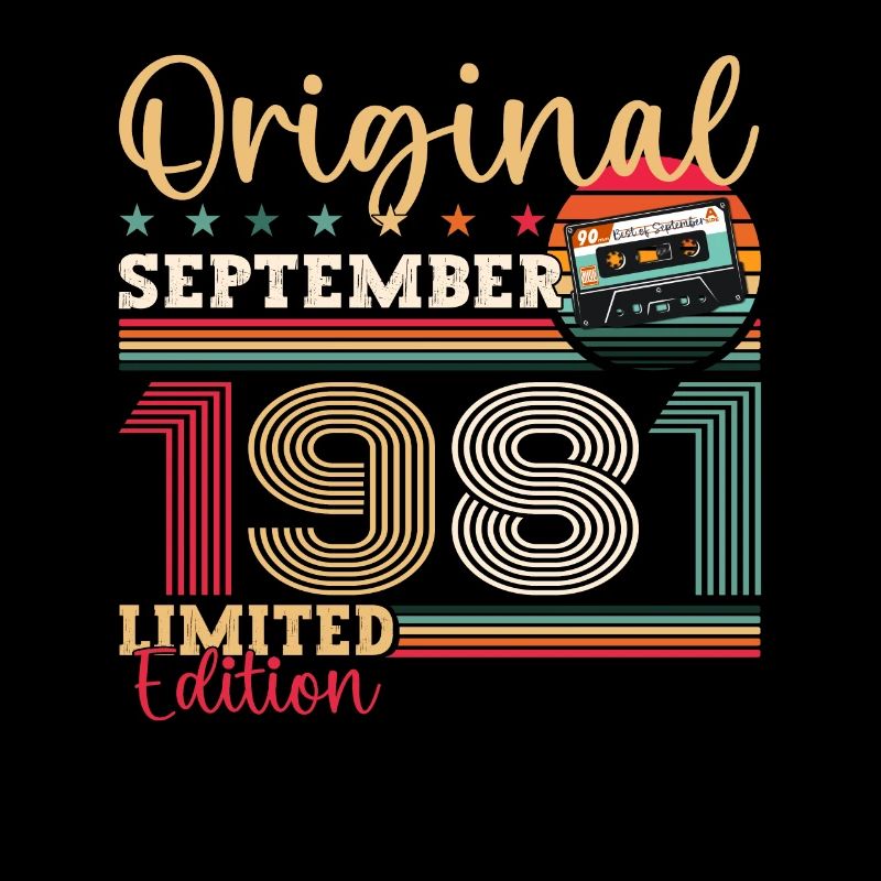 42e anniversaire septembre millésime 1981 cassette