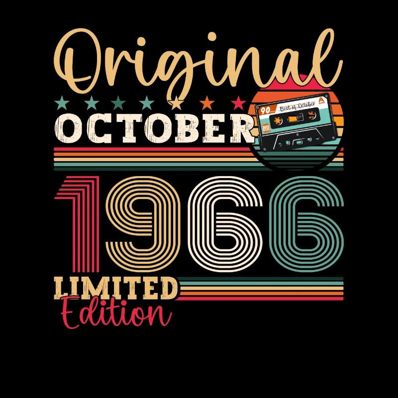57e anniversaire octobre millésime 1966 cassette