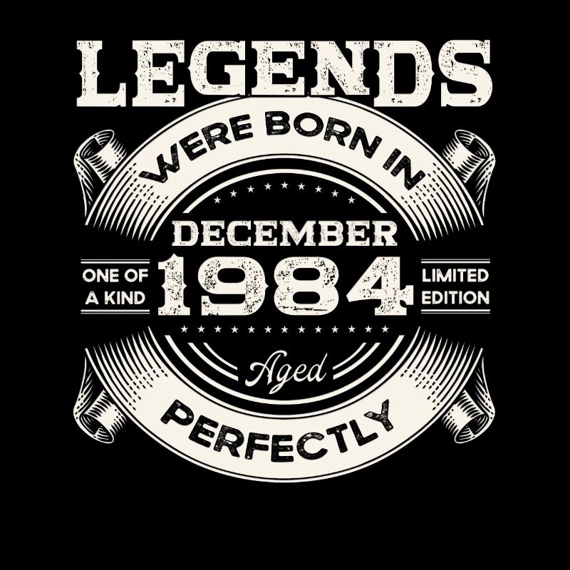 39th Birthday Original December Born 1984