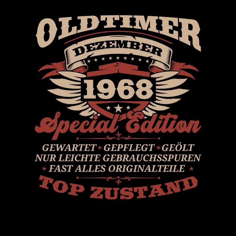 55. Geburtstag Oldtimer Dezember Jahrgang 1968