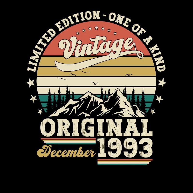 30e anniversaire Original Décembre Né en 1993