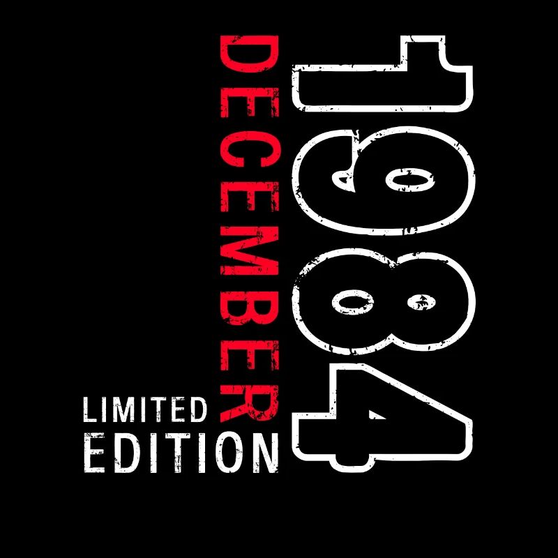 39th Birthday Original December Born 1984