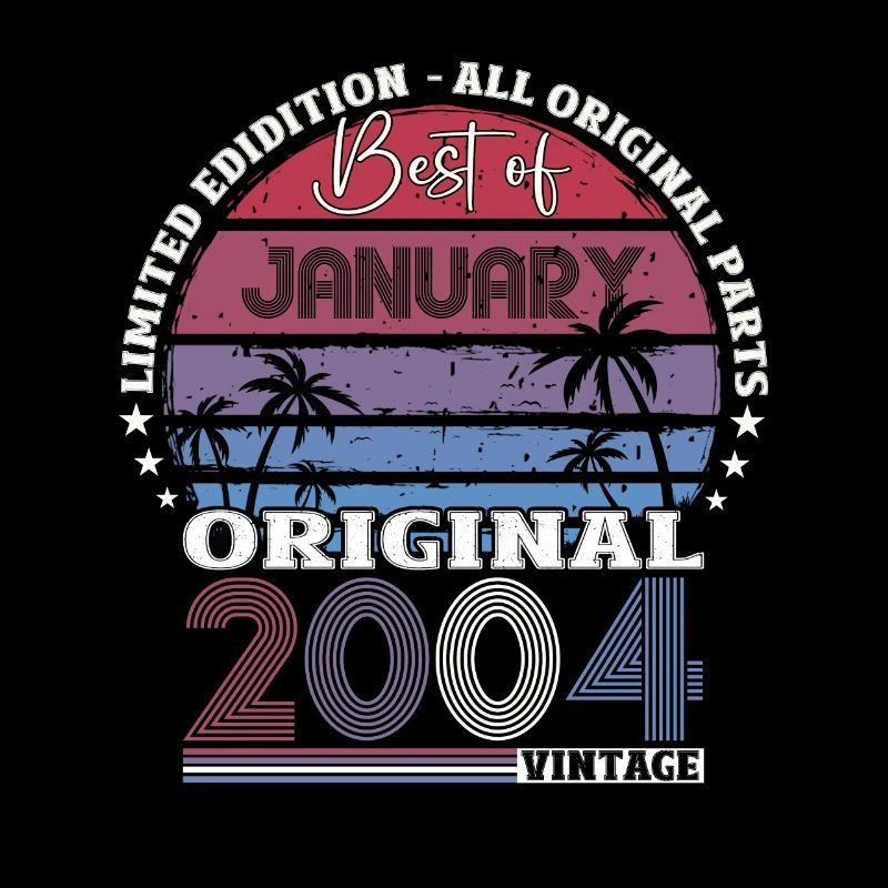 20e anniversaire Janvier Millésime 2004 Millésime