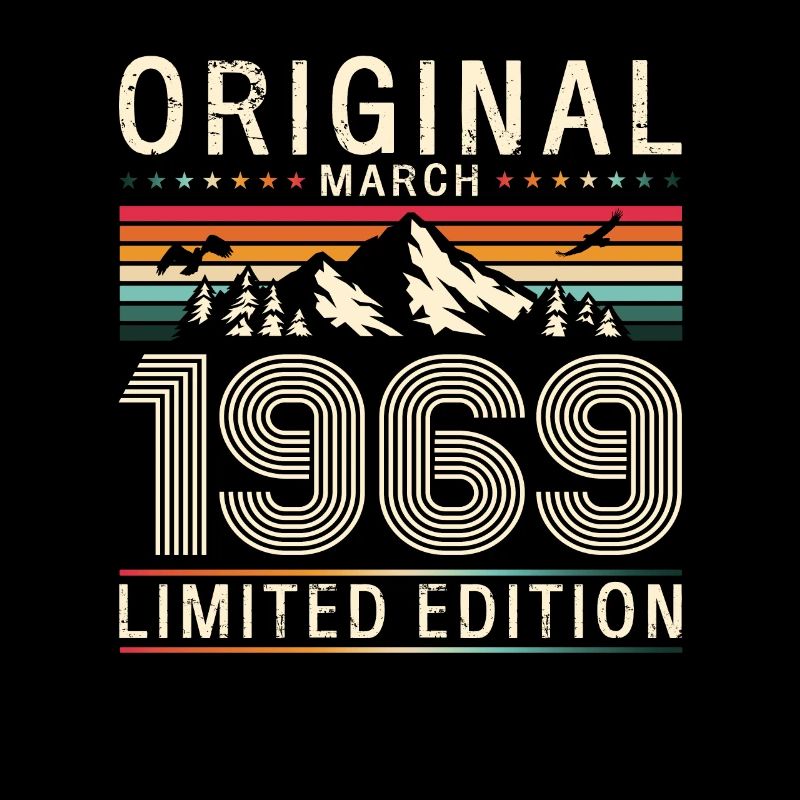 55e anniversaire Original Mars Vintage 1969
