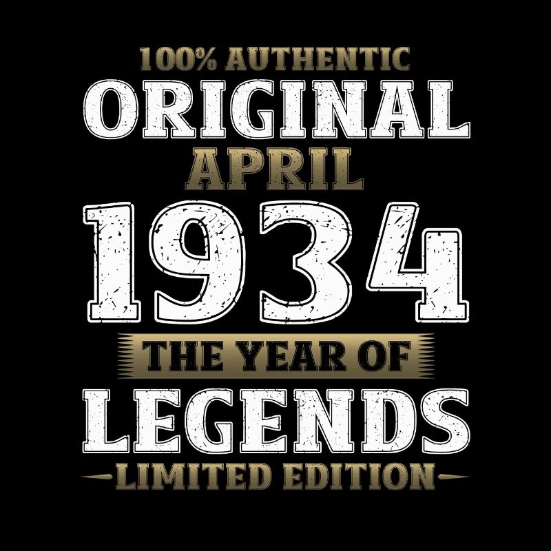 90th Birthday Gift Husband Legendary Since 1934