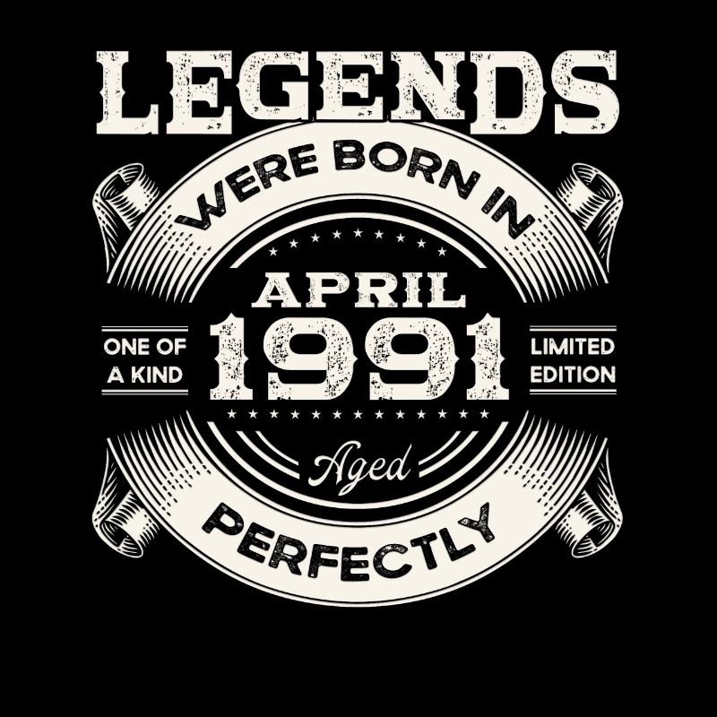 33rd Birthday Gift Husband Legendary Since 1991