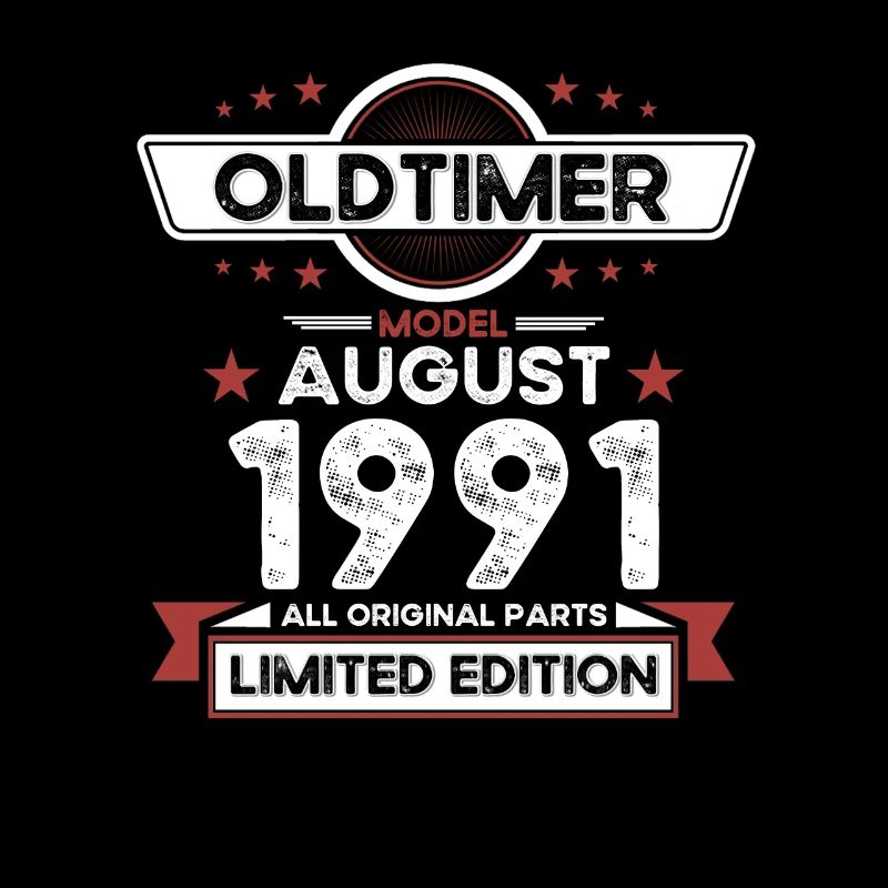 Oldtimer August 1991 Born 1991 33rd Birthday