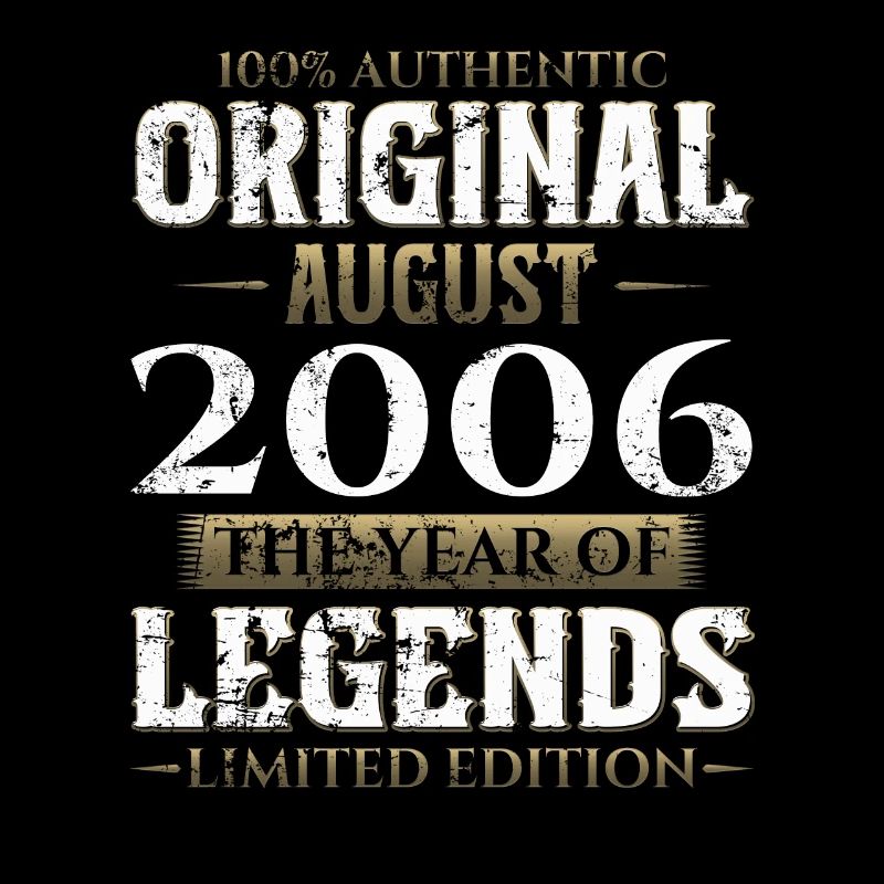 18e anniversaire Original août 2006 Cassette 2006
