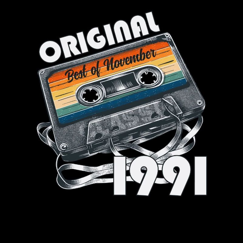 33rd Birthday Vintage November 1991 Cassette 91