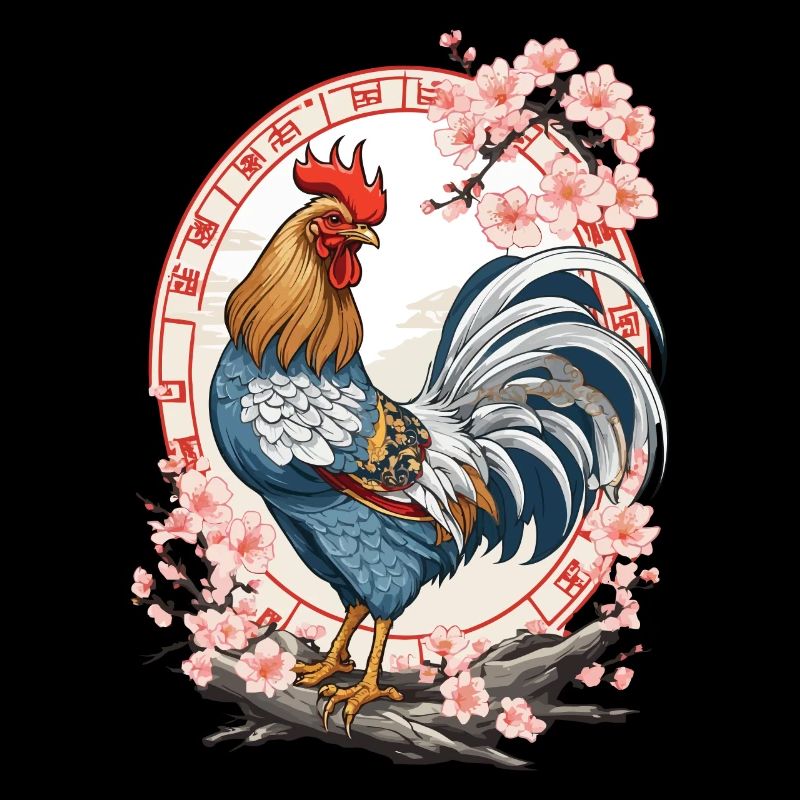 Asiatique avec l’esthétique des fleurs de cerisier