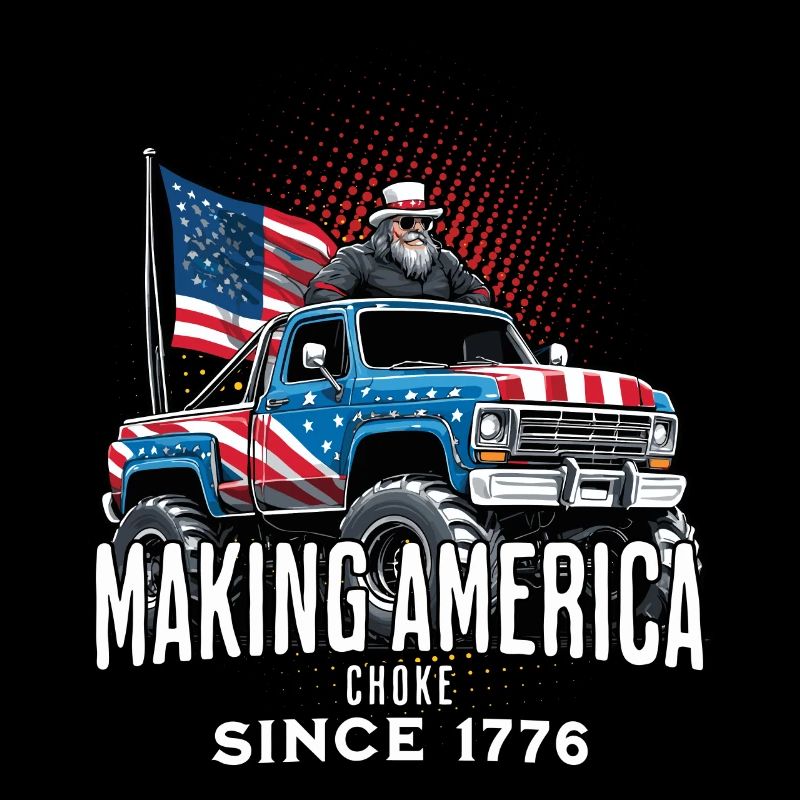 America suffocating since 1776 July 4