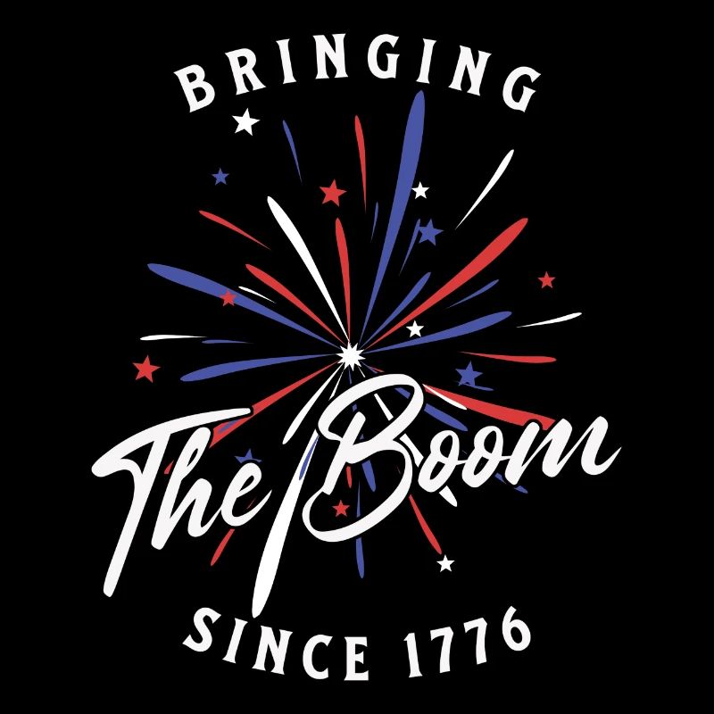 Brings the boom since 1776 retro vintage design