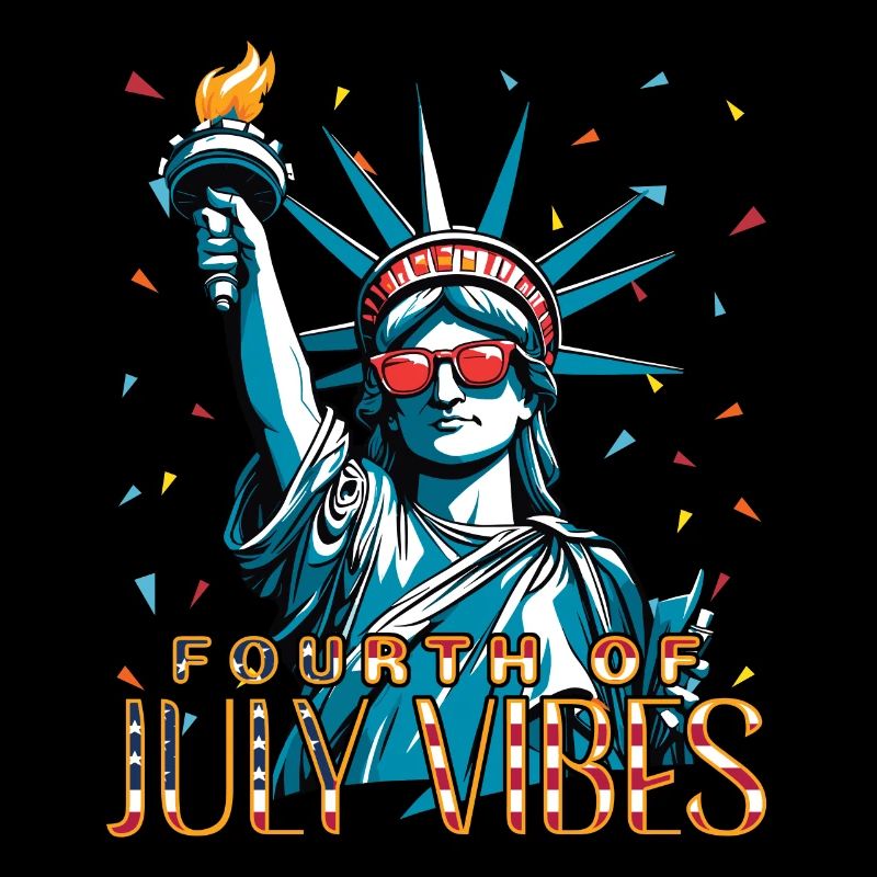 4.-juli-vibes, Freiheitsstatue Feiern