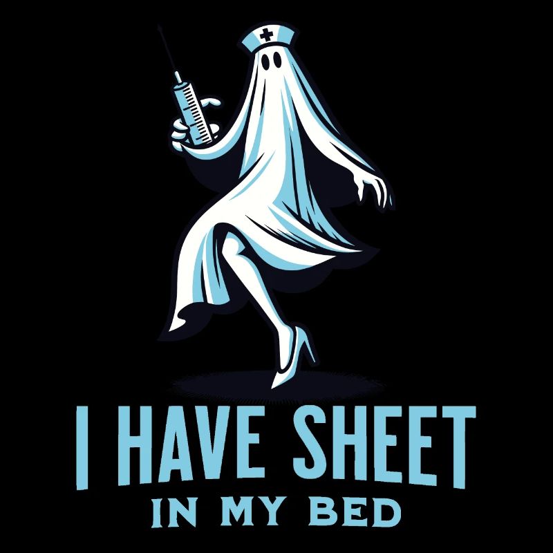 Drôle de fantôme disant que j’ai du drap dans mon lit