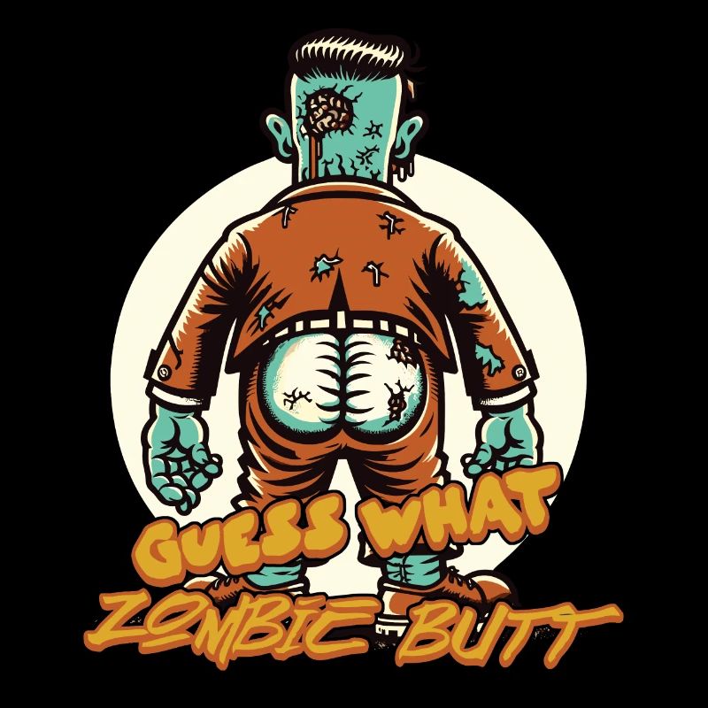Zombie Butt Funny Saying Halloween Costume