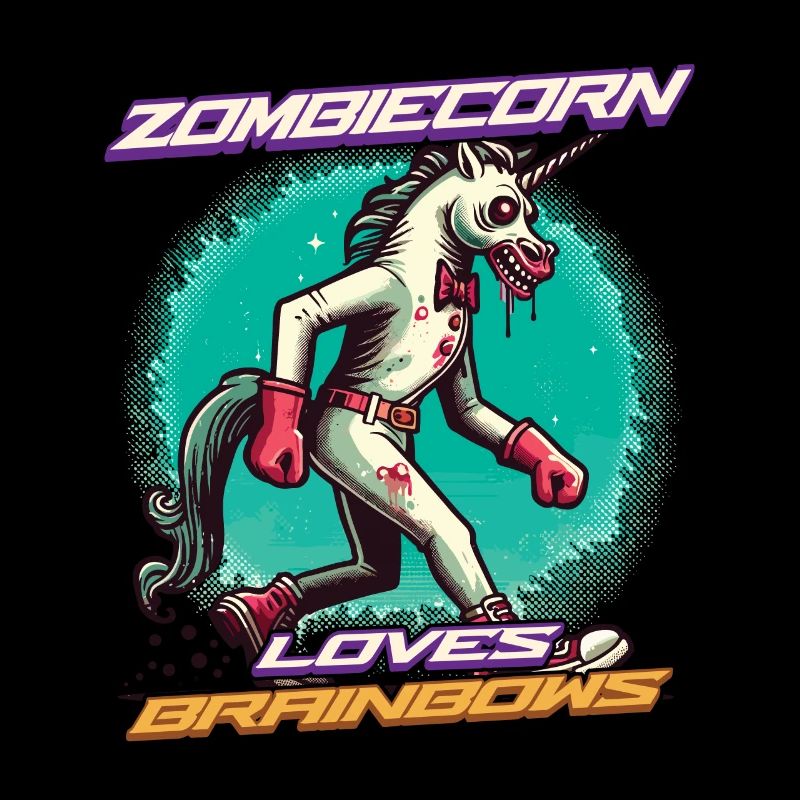 Zombiecorn aime la licorne zombie de Brainbow