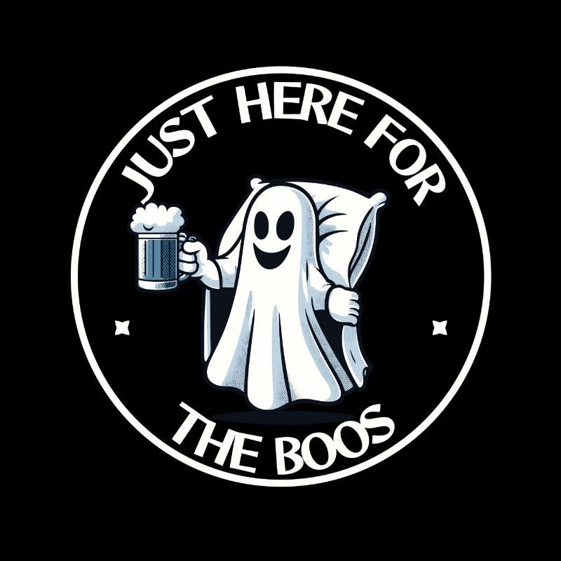 Funny Halloween Drinking Party Alcohol Ghost