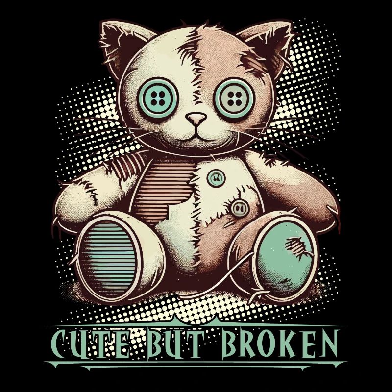 Mental Psychopath Cute But Broken Charm