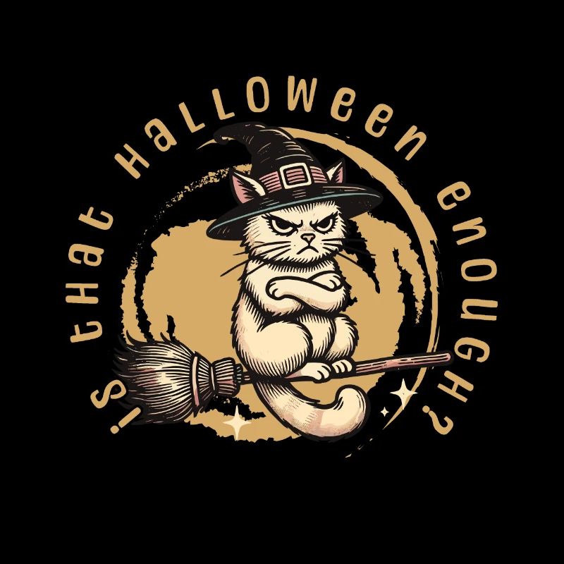 Halloween suffit-il chat sorcière