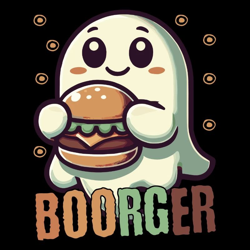Gespenst Boorger Hamburger Spaß