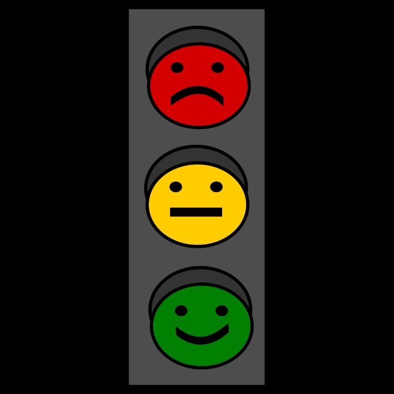 Traffic light emoticons