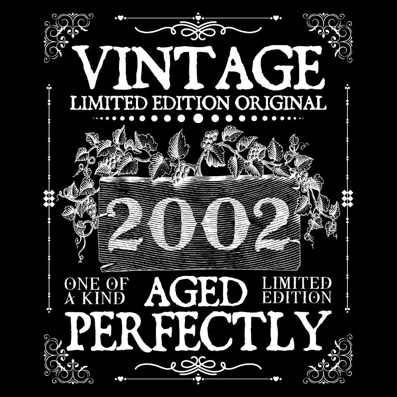 2002| Vintage Perfectly seit 2002 Geburtstag