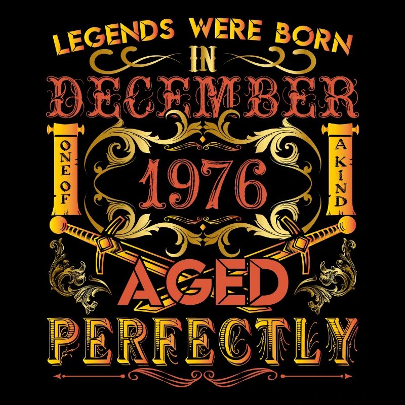 Dezember 1976 - Geburtstag 1976 wurden Legenden geboren.