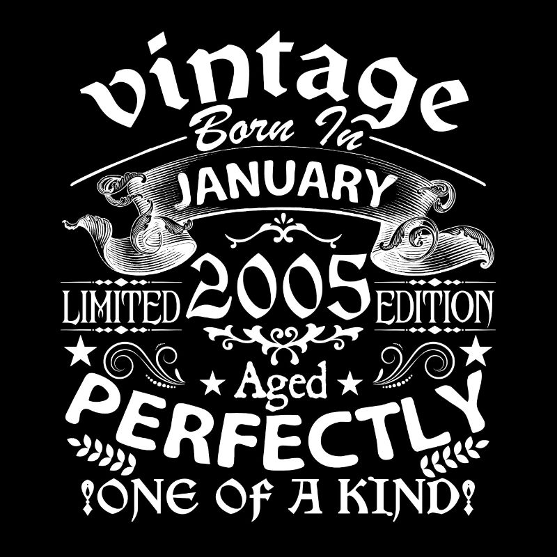 Janvier 2005 | anniversaire 2005 Vintage Janvier