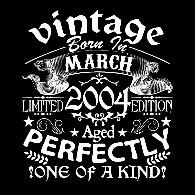 Mars 2004 | anniversaire 2004 Vintage Mars