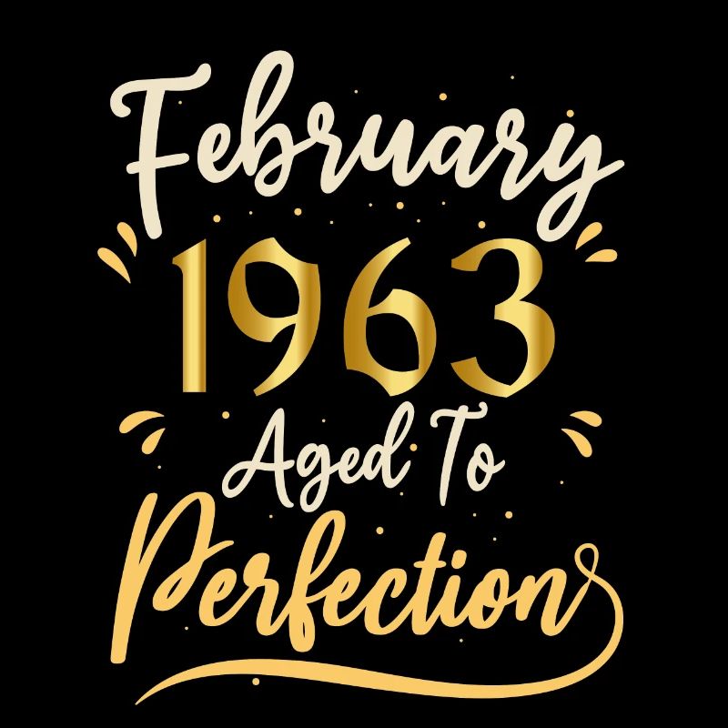 Février 1963 Février âgée à la perfection 1963
